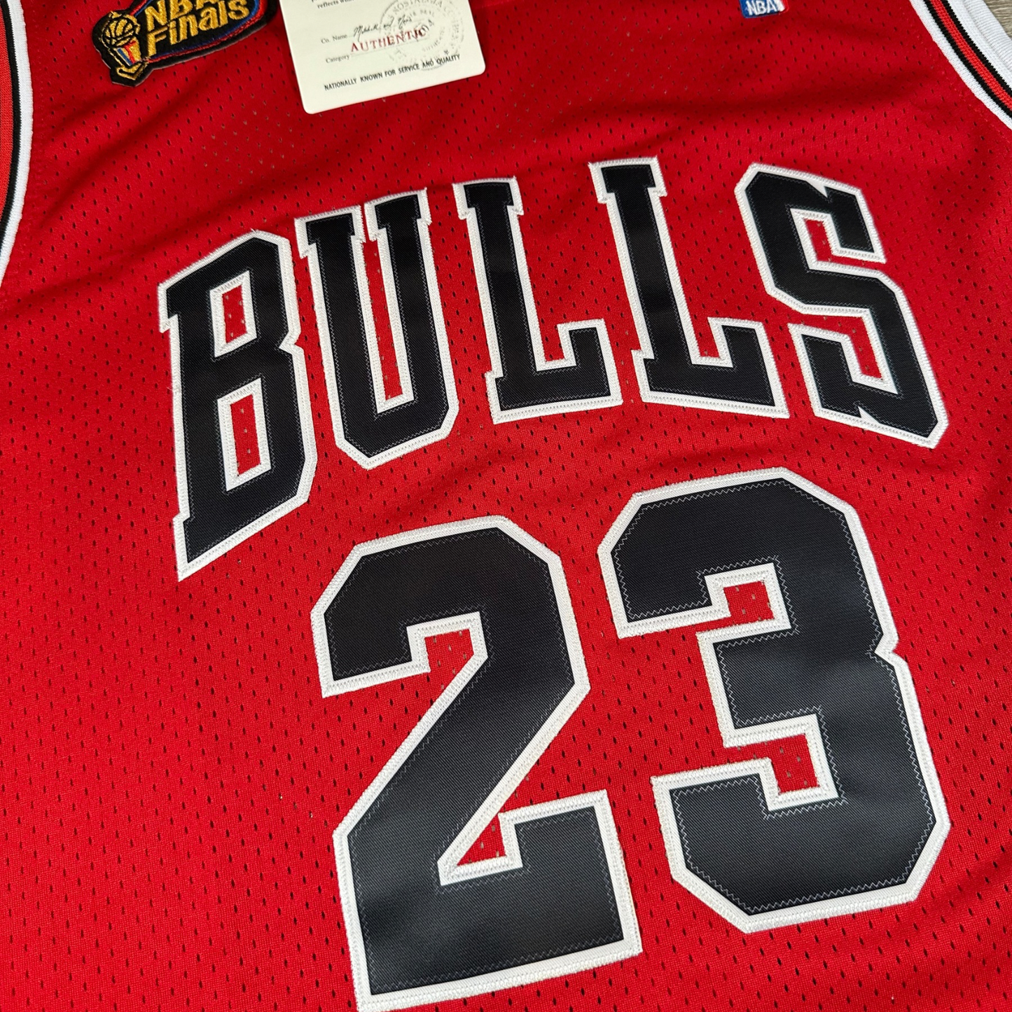 Michael Jordan Chicago Bulls "1997-1998 Season" NBA Mitchell & Ness Hardwood Classics Swingman Stitched Jersey