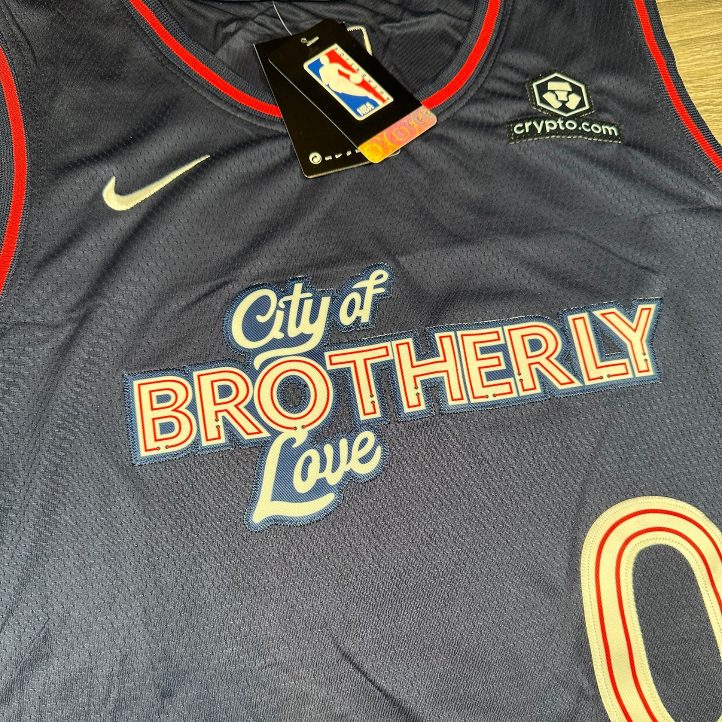 Tyrese Maxey Philadelphia 76ers NBA Nike Swingman Stitched Jersey