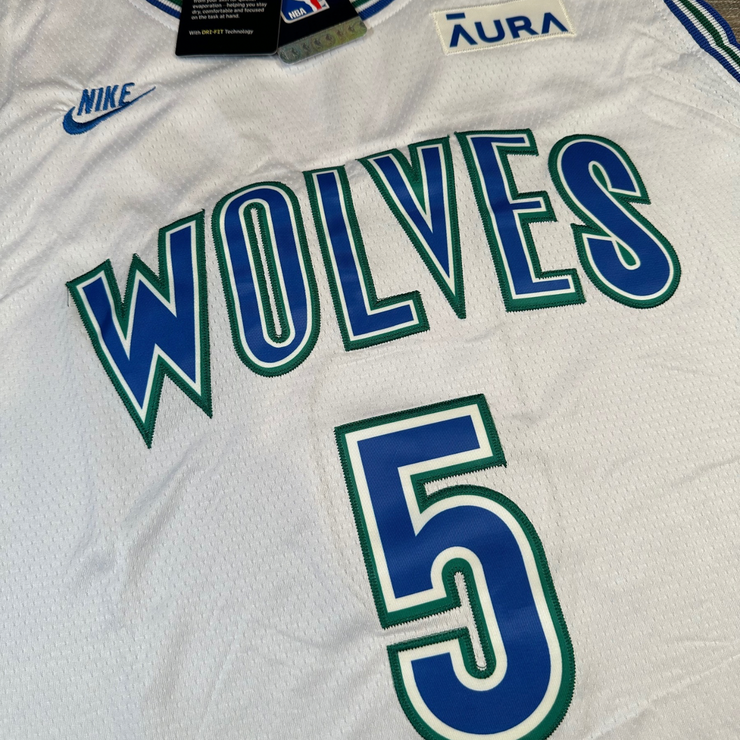 Anthony Edwards Minnesota Timberwolves NBA Nike Swingman Stitched Jersey