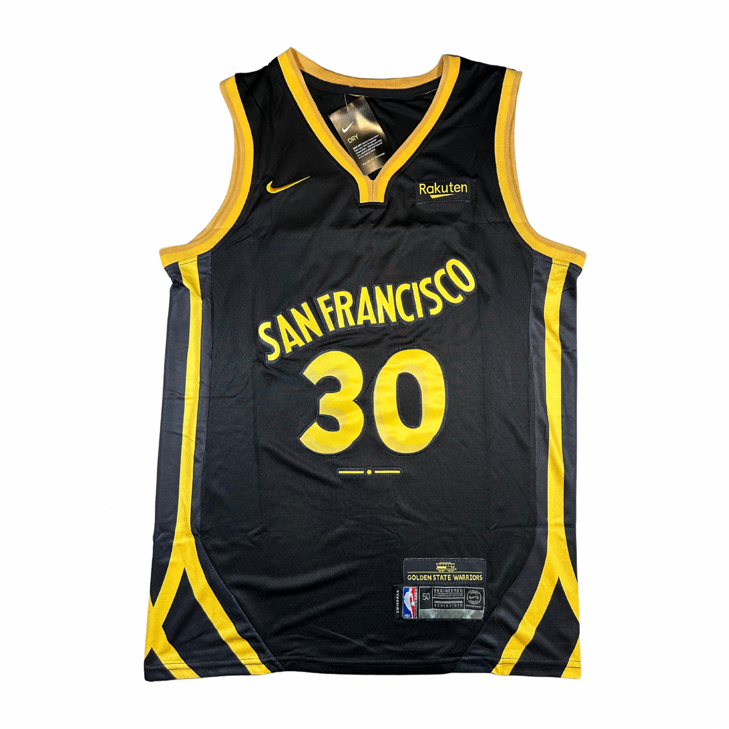Stephen Curry Golden State Warriors NBA Nike Swingman Stitched Jersey