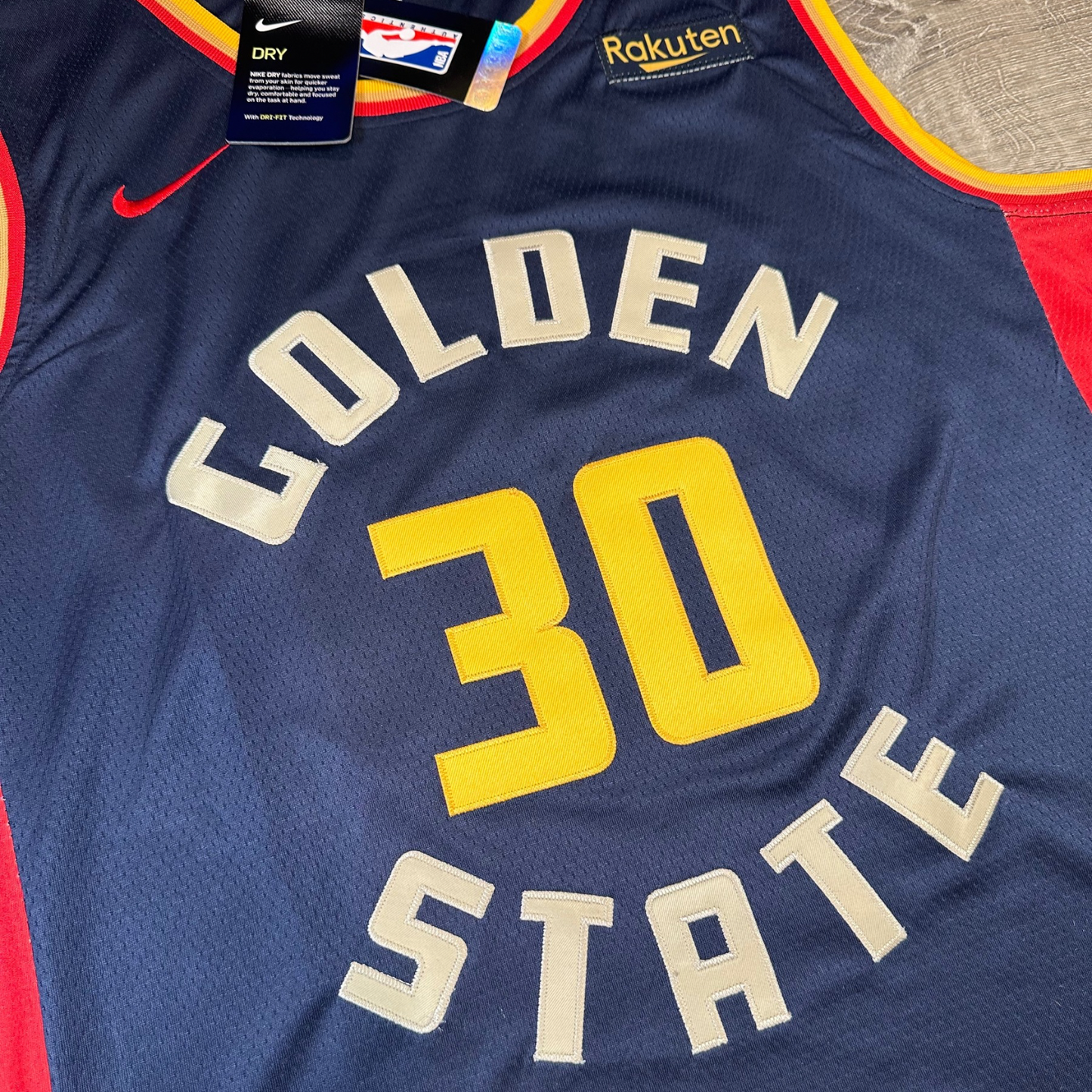 Stephen Curry Golden State Warriors NBA Nike Swingman Stitched Jersey