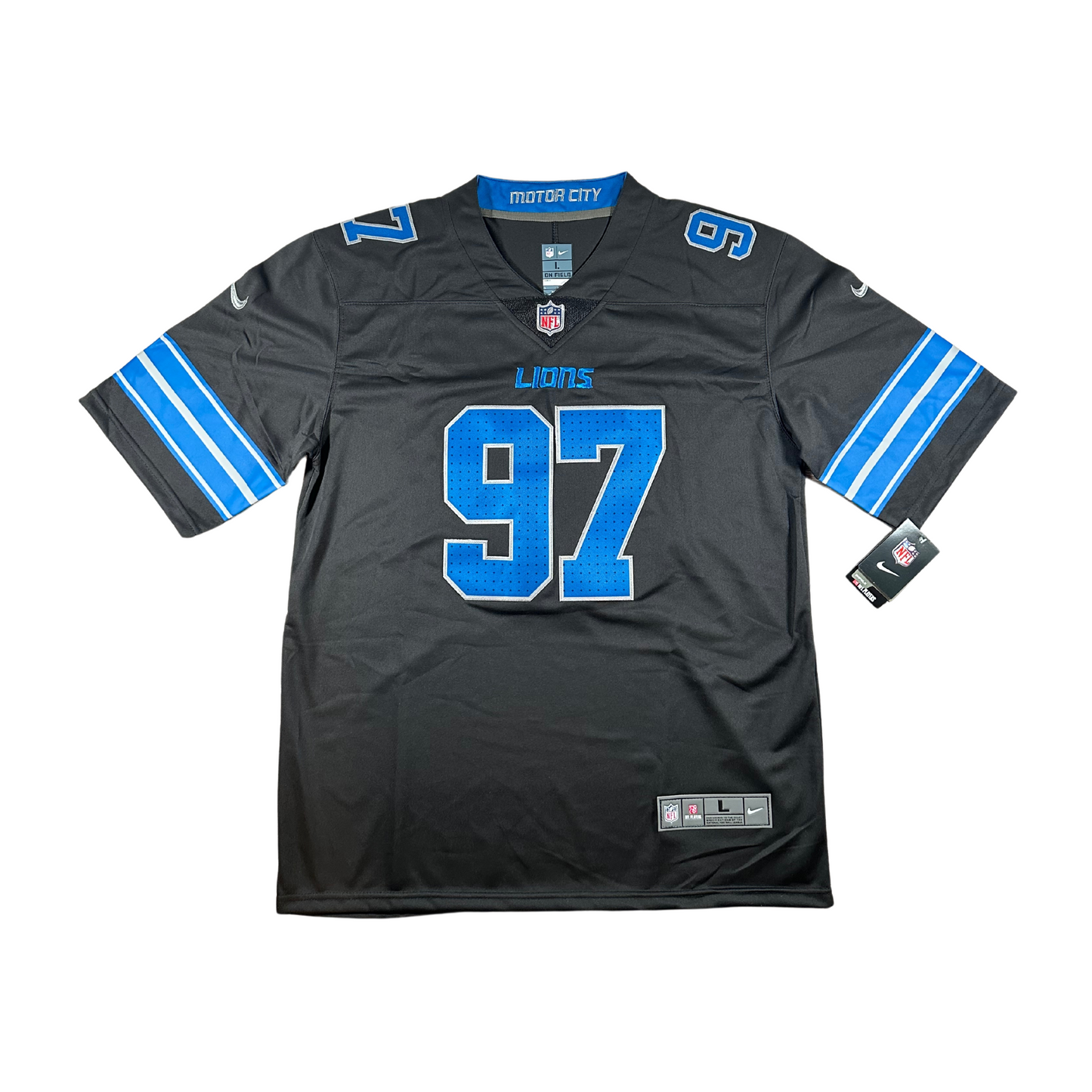 Aidan Hutchinson Detroit Lions NFL Nike Vapor Stitched Jersey