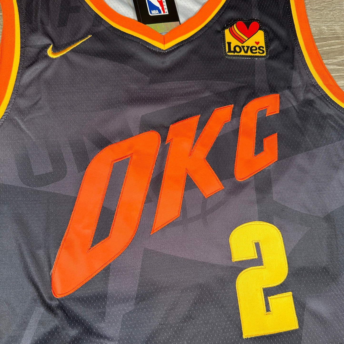 Shai Gilgeous-Alexander Oklahoma City Thunder NBA Nike Swingman Stitched Jersey