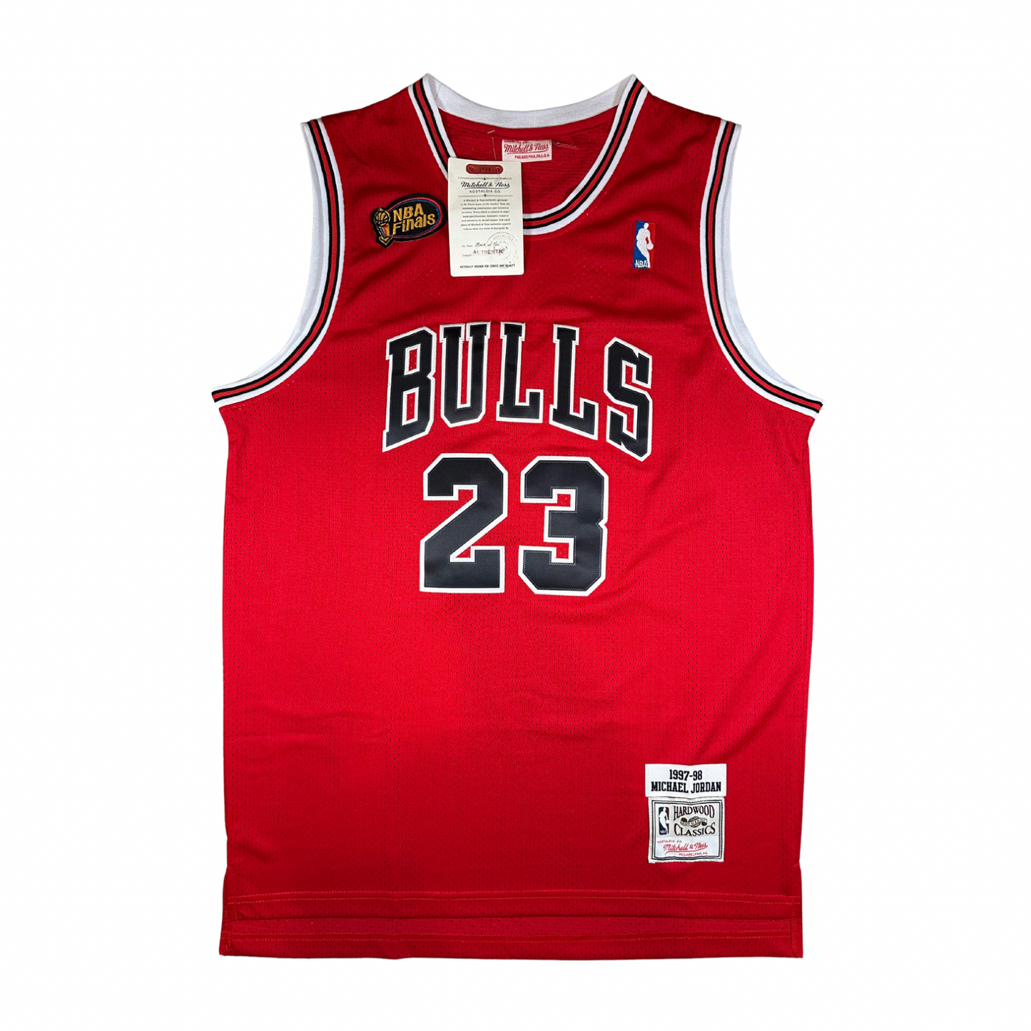 Michael Jordan Chicago Bulls "1997-1998 Season" NBA Mitchell & Ness Hardwood Classics Swingman Stitched Jersey