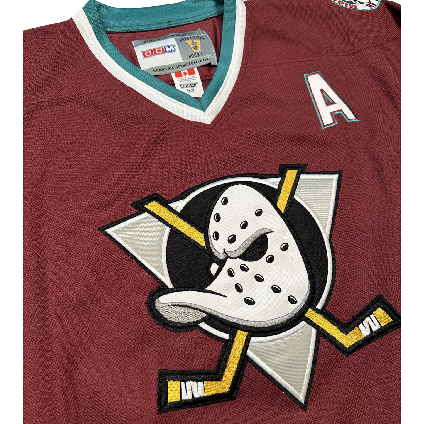 Teemu Selanne Anaheim Ducks NHL CCM Vintage Hockey Stitched Jersey