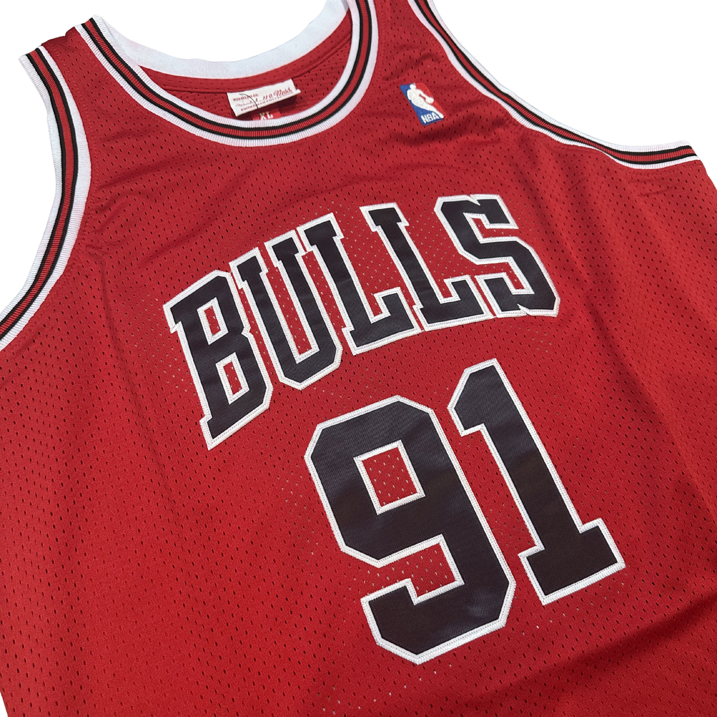 Dennis Rodman Chicago Bulls "1997-1998 Season" NBA Mitchell & Ness Hardwood Classics Swingman Stitched Jersey