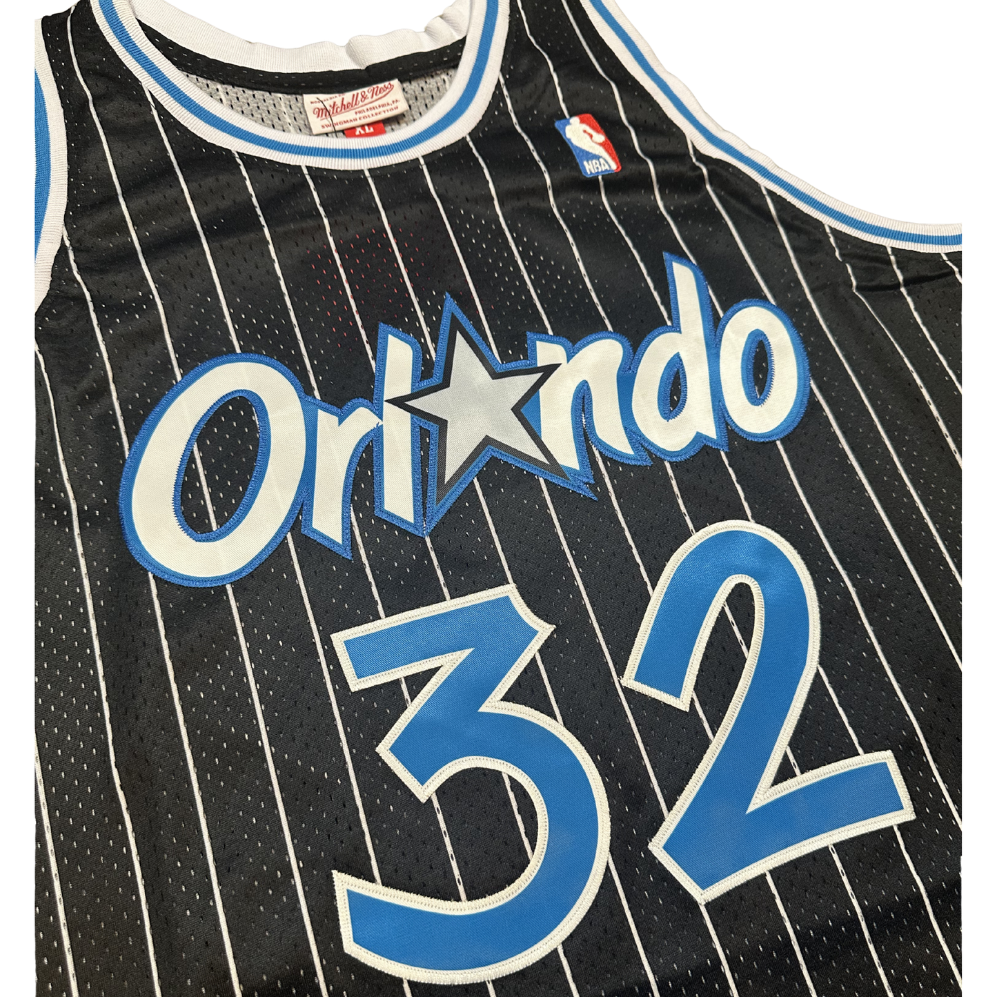 Shaquille O'Neal Orlando Magic "1994-1995 Season" NBA Mitchell & Ness Hardwood Classics Swingman Stitched Jersey