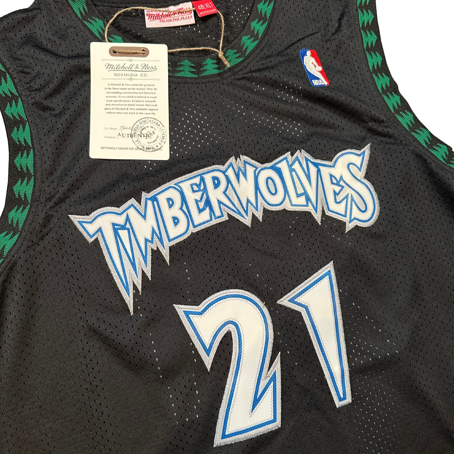 Kevin Garnett Minnesota Timberwolves "1997-1998 Season" NBA Mitchell & Ness Hardwood Classics Swingman Stitched Jersey