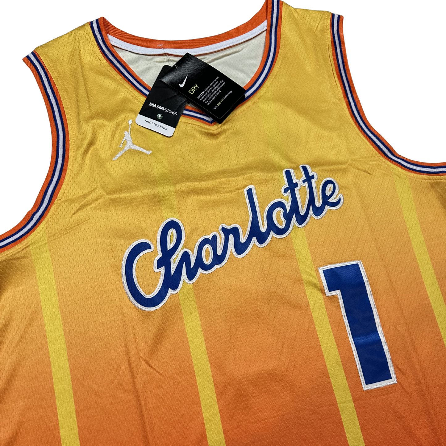 Lamelo Ball Charlotte Hornets NBA Nike Swingman Stitched Jersey