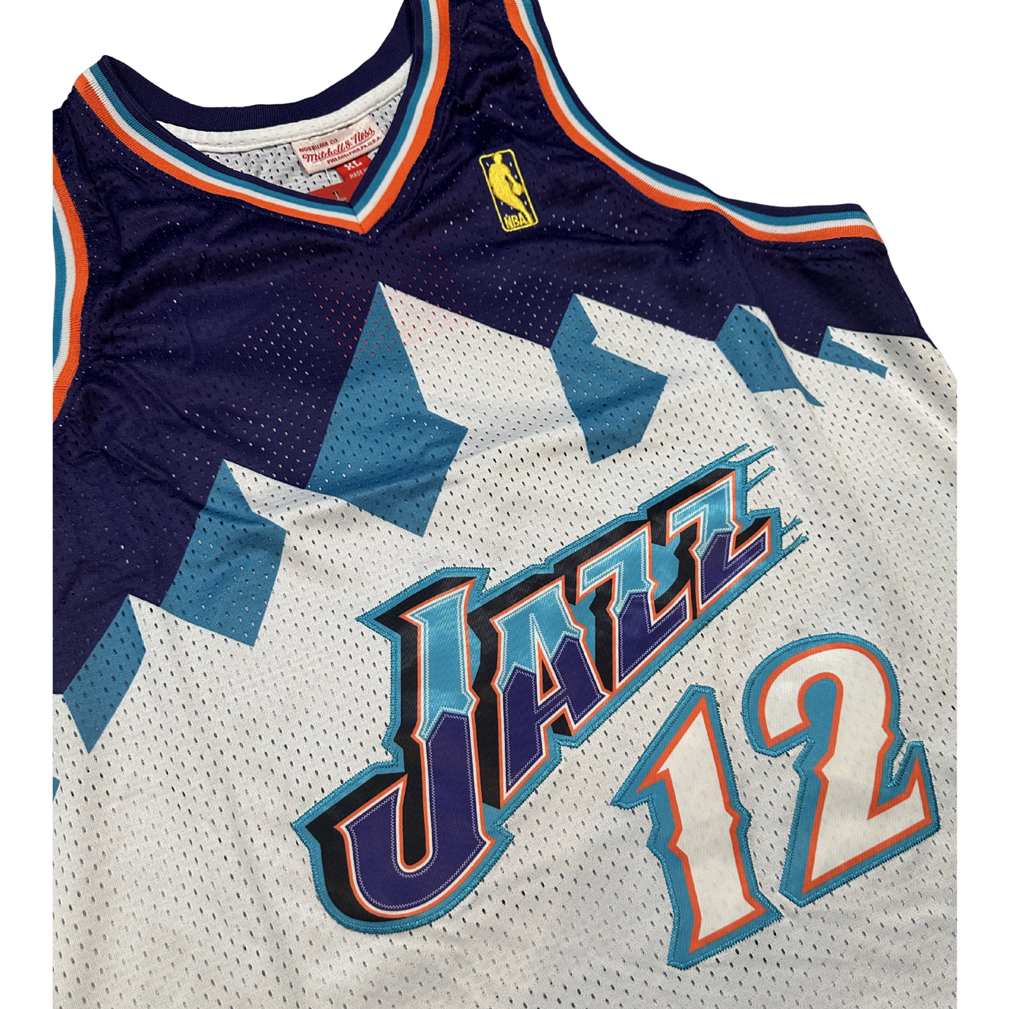 John Stockton Utah Jazz "1996-1997 Season" NBA Mitchell & Ness Hardwood Classics Swingman Stitched Jersey
