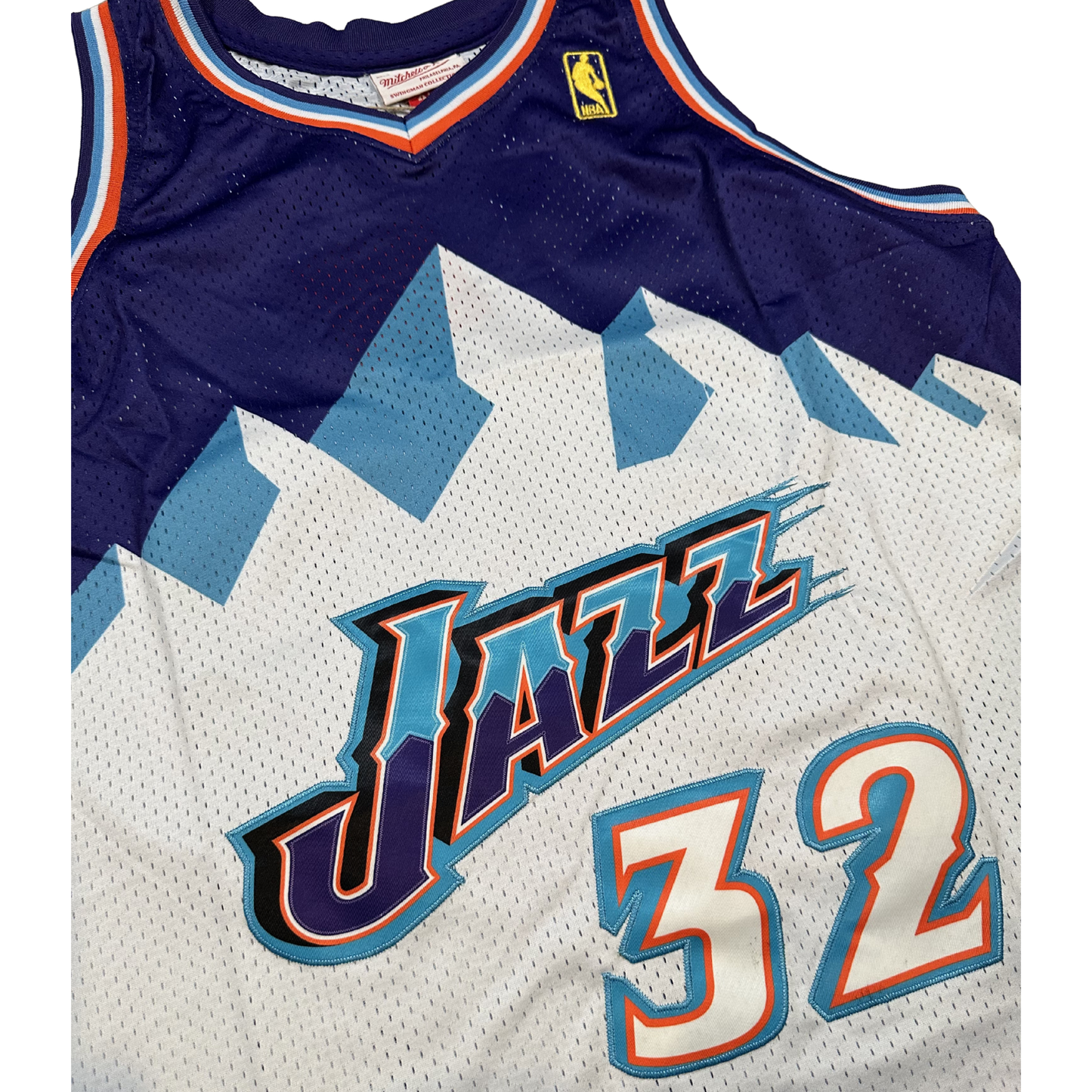 Karl Malone Utah Jazz "1996-1997 Season" NBA Mitchell & Ness Hardwood Classics Swingman Stitched Jersey