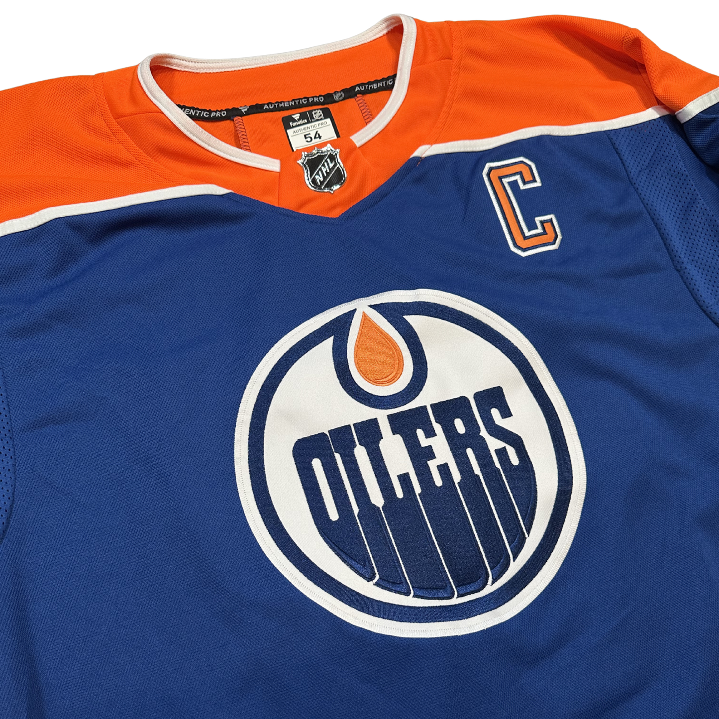 Connor McDavid Edmonton Oilers NHL Fanatics Authentic Pro Stitched Jersey