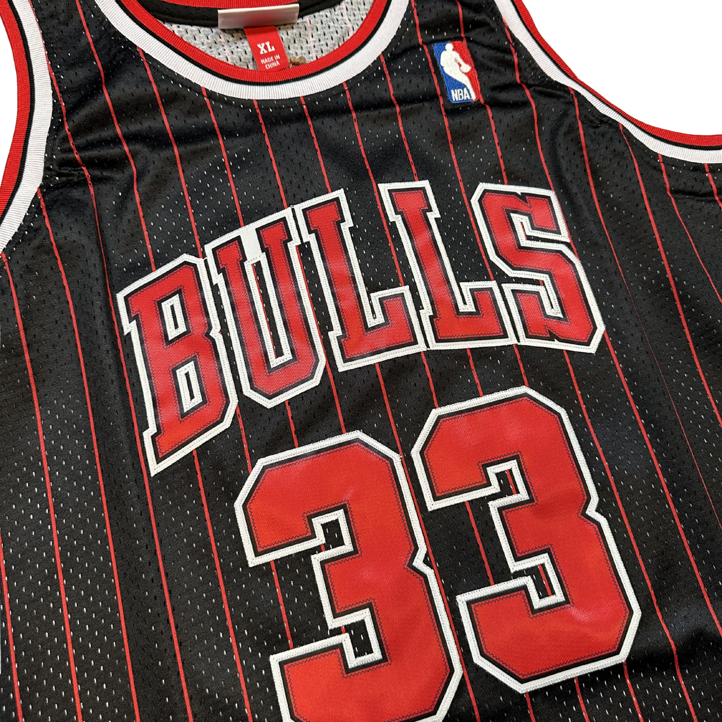 Scottie Pippen Chicago Bulls "1995-1996 Season" NBA Mitchell & Ness Hardwood Classics Swingman Stitched Jersey