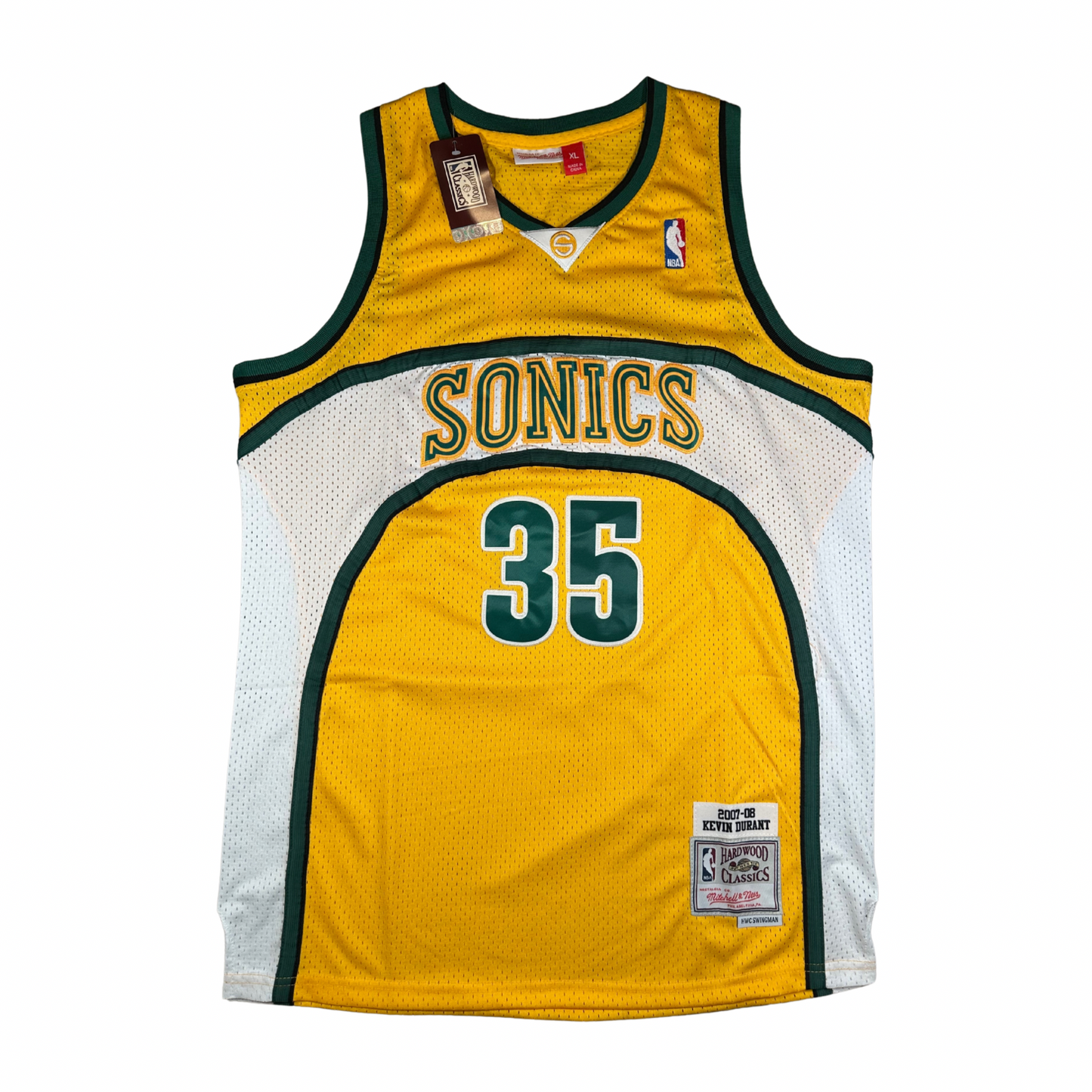 Kevin Durant Seattle Supersonics "2007-2008 Season" NBA Mitchell & Ness Hardwood Classics Swingman Stitched Jersey
