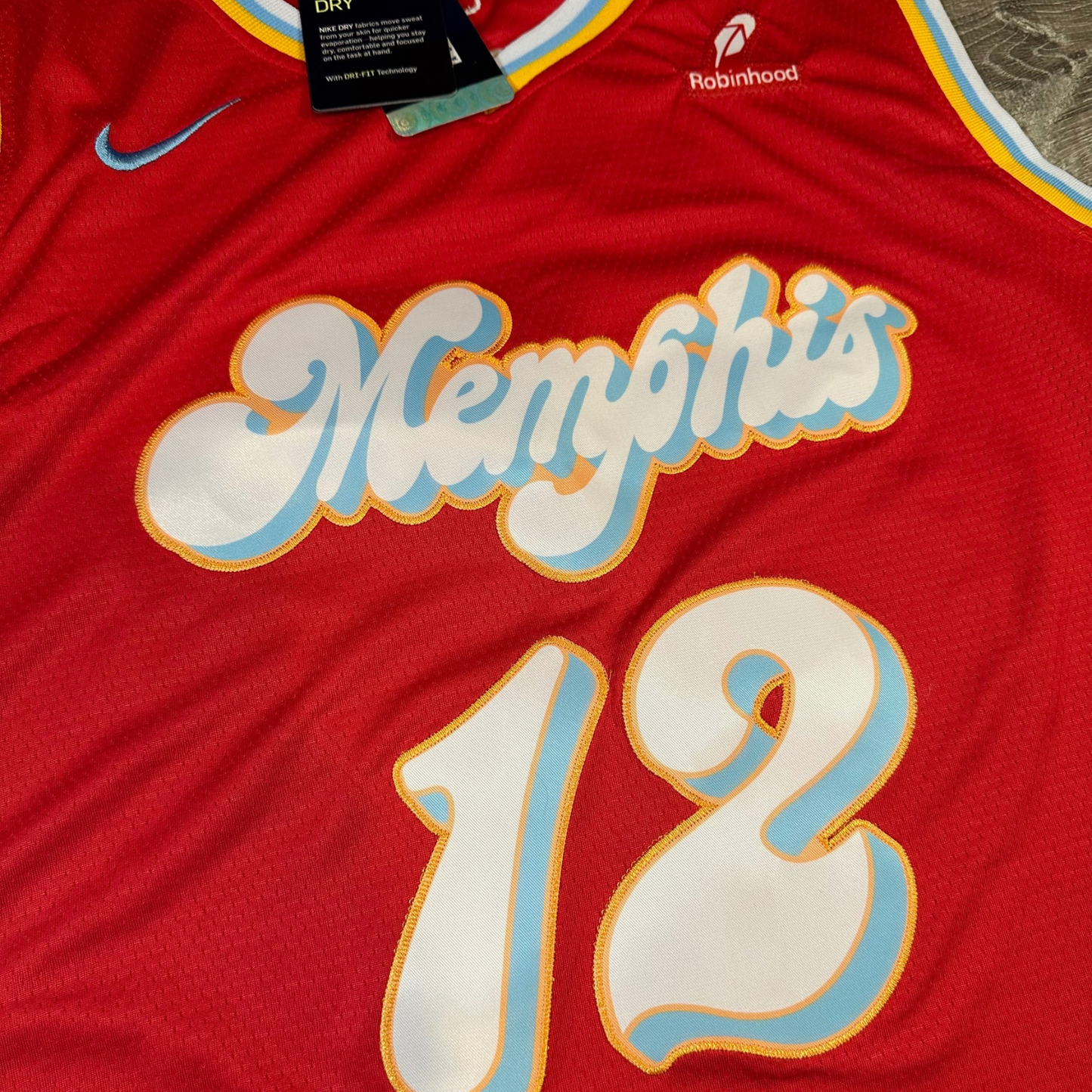 Ja Morant Memphis Grizzlies NBA Nike Swingman Stitched Jersey