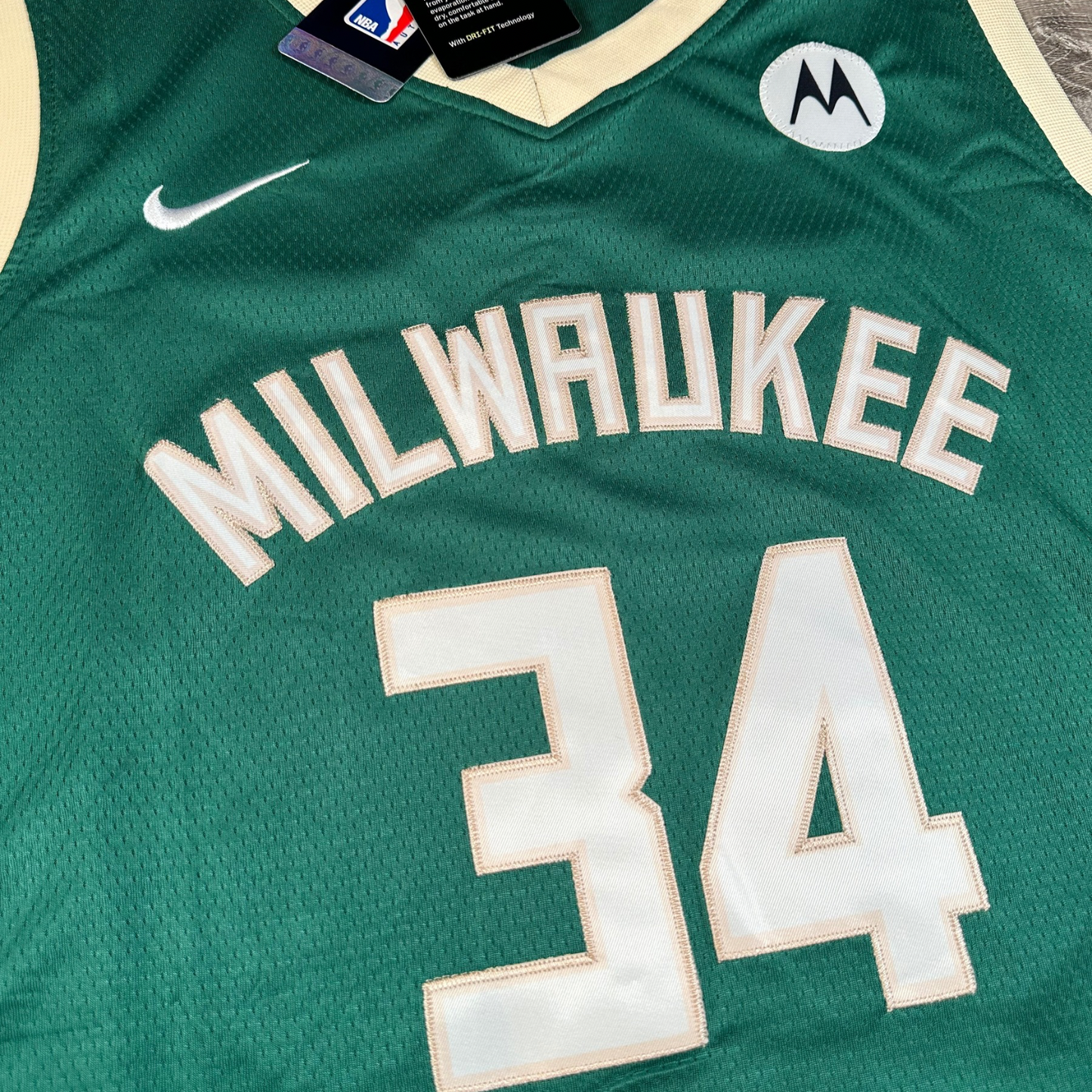 Giannis Antetokounmpo Milwaukee Bucks NBA Nike Swingman Stitched Jersey
