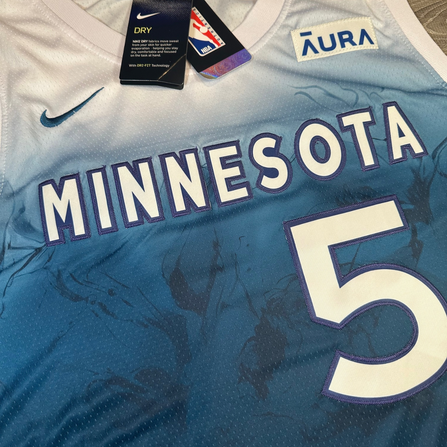 Anthony Edwards Minnesota Timberwolves NBA Nike Swingman Stitched Jersey