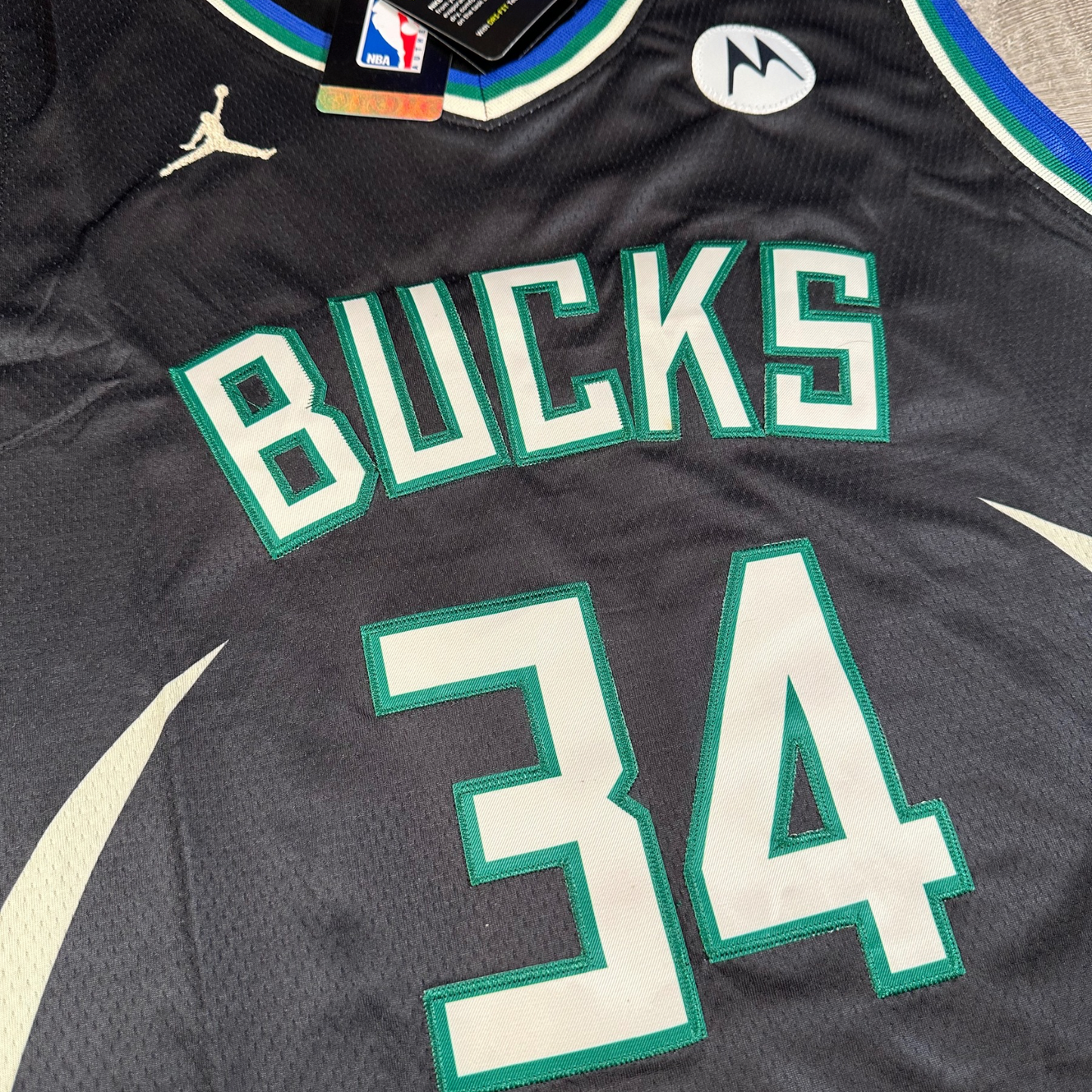 Giannis Antetokounmpo Milwaukee Bucks NBA Nike Swingman Stitched Jersey