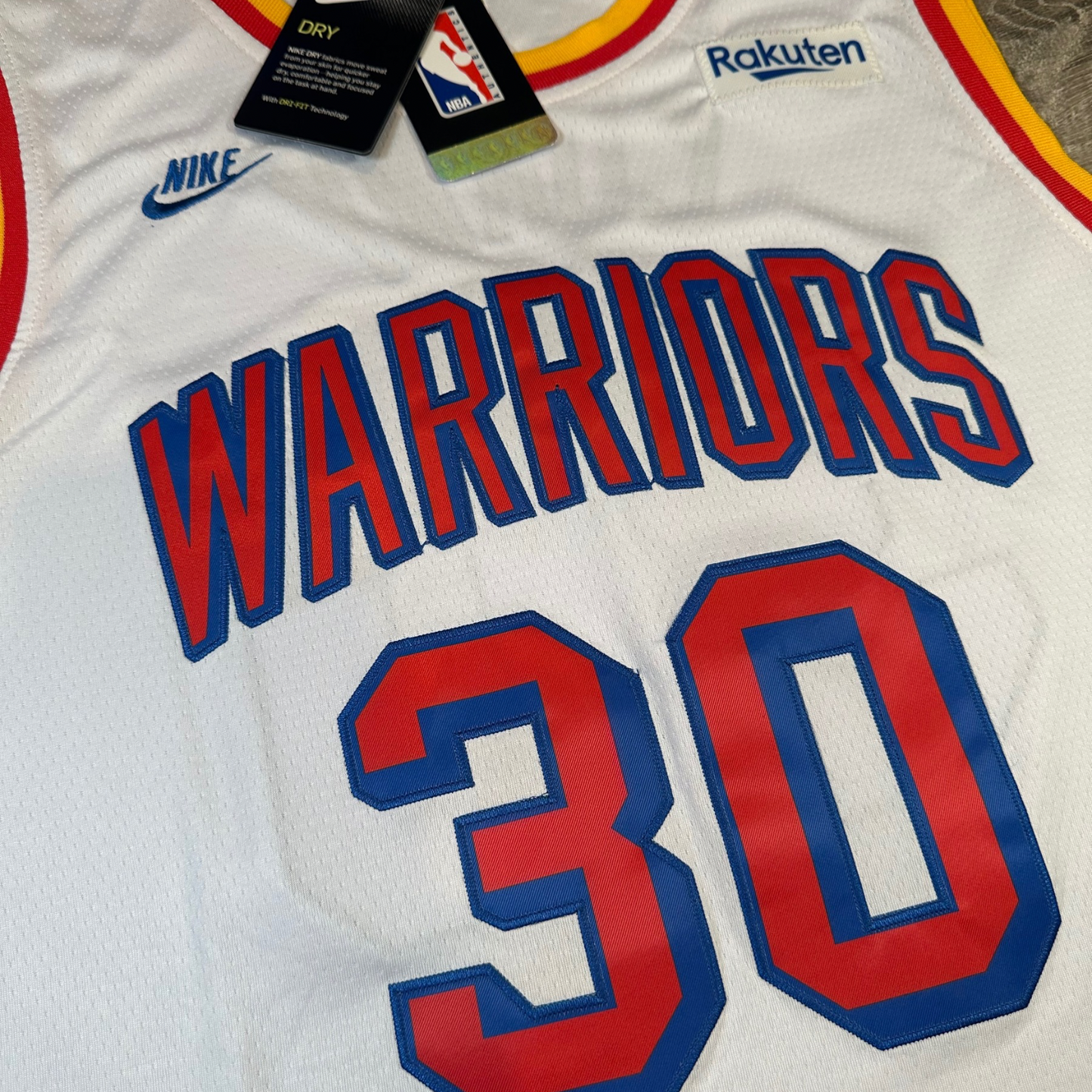 Stephen Curry Golden State Warriors NBA Nike Swingman Stitched Jersey