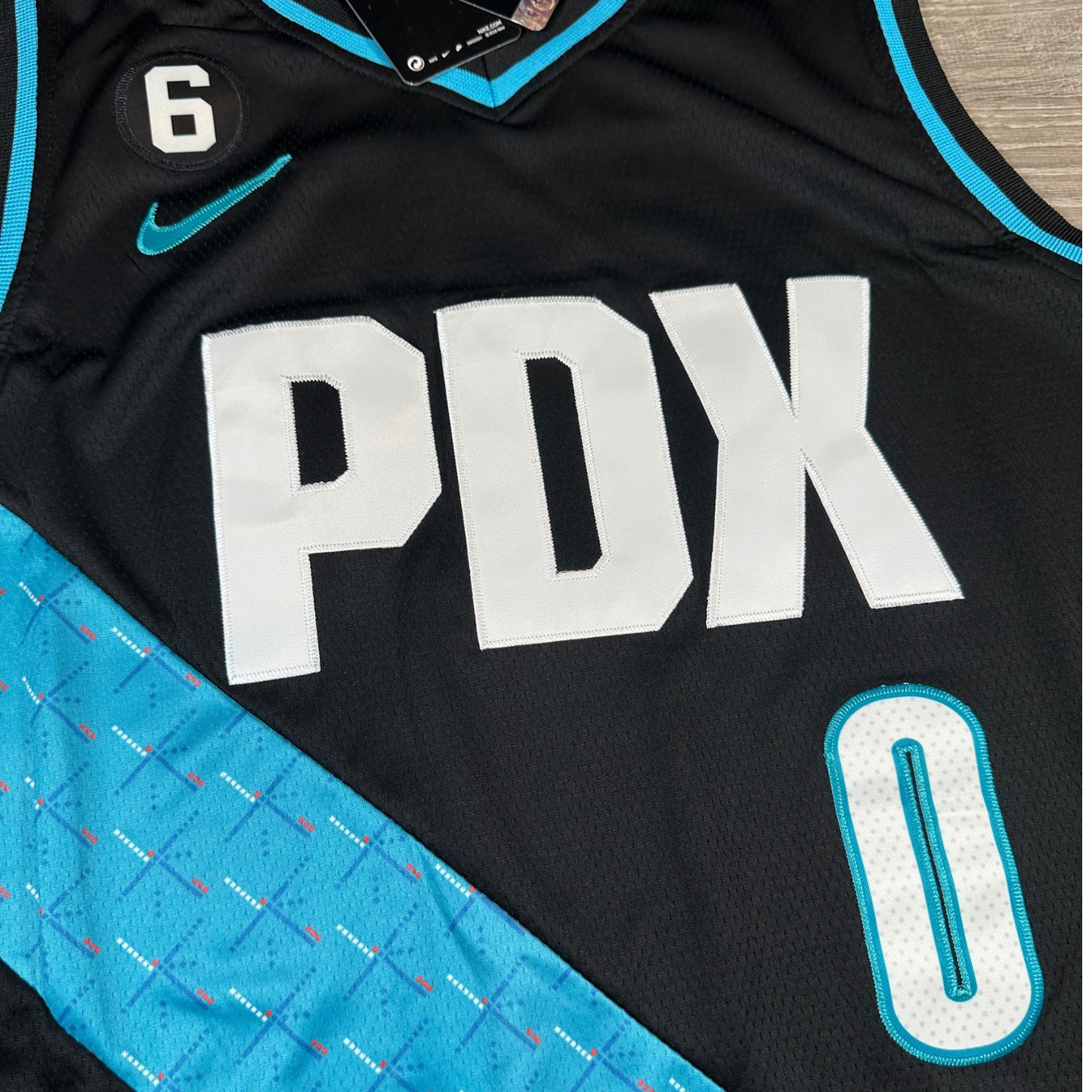 Damian Lillard Portland Trailblazers NBA Nike Swingman Stitched Jersey