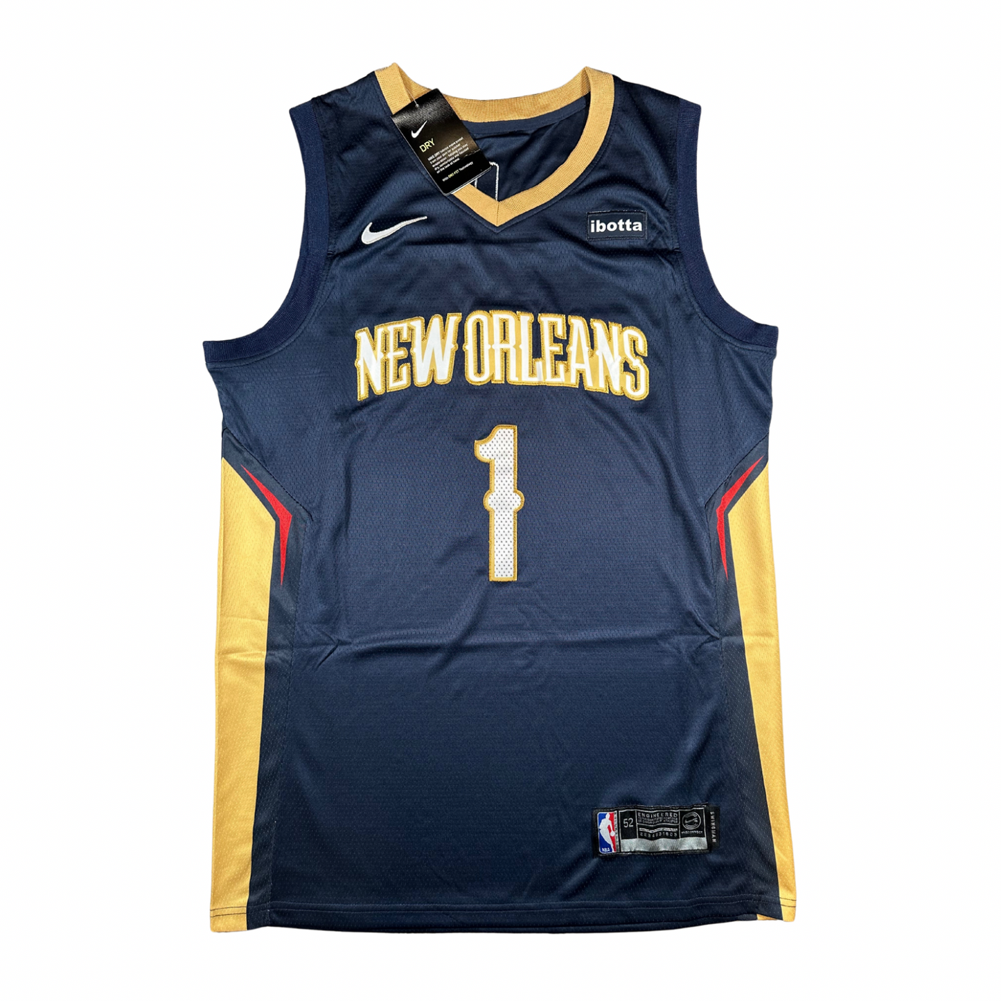 Zion Williamson New Orleans Pelicans NBA Nike Swingman Stitched Jersey