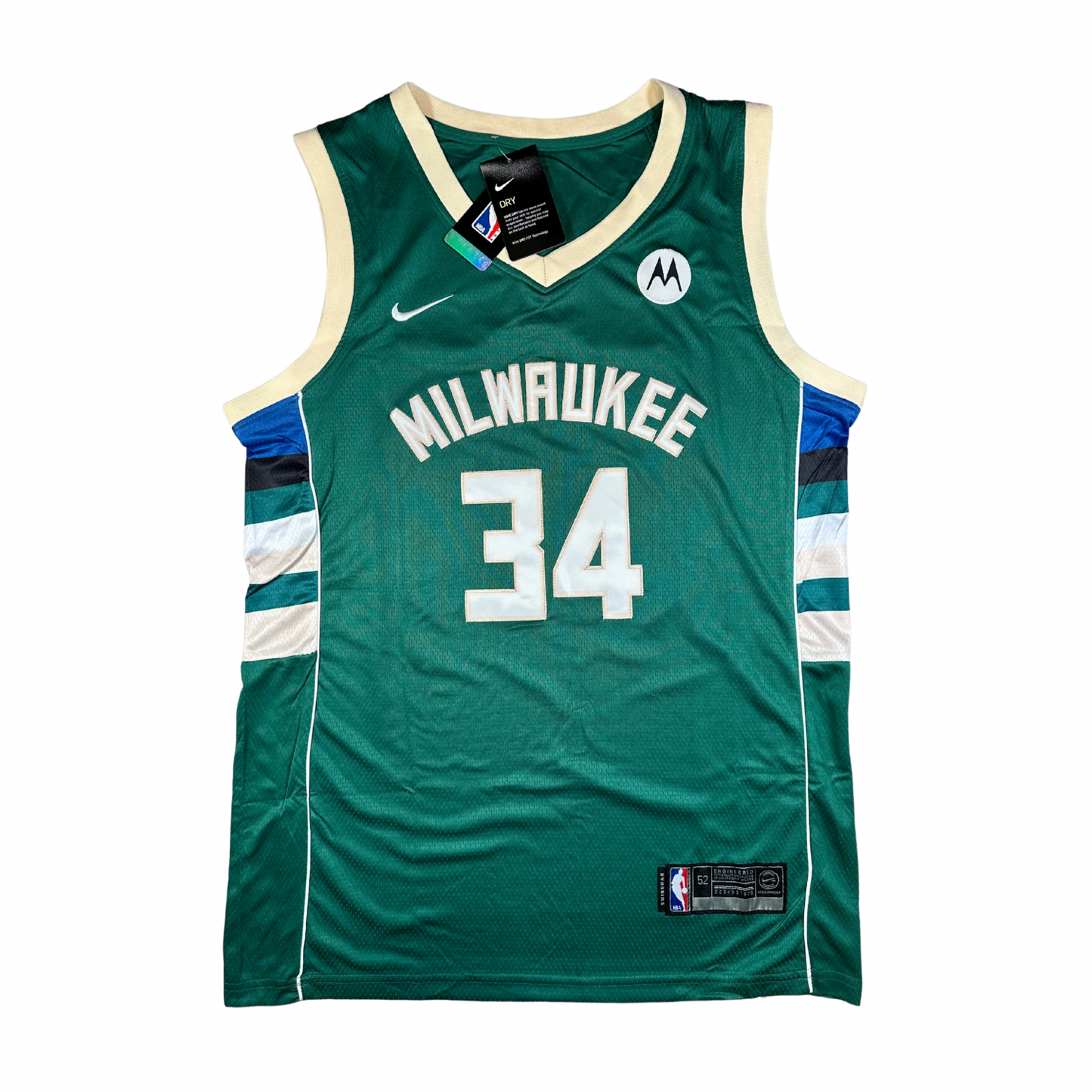Giannis Antetokounmpo Milwaukee Bucks NBA Nike Swingman Stitched Jersey