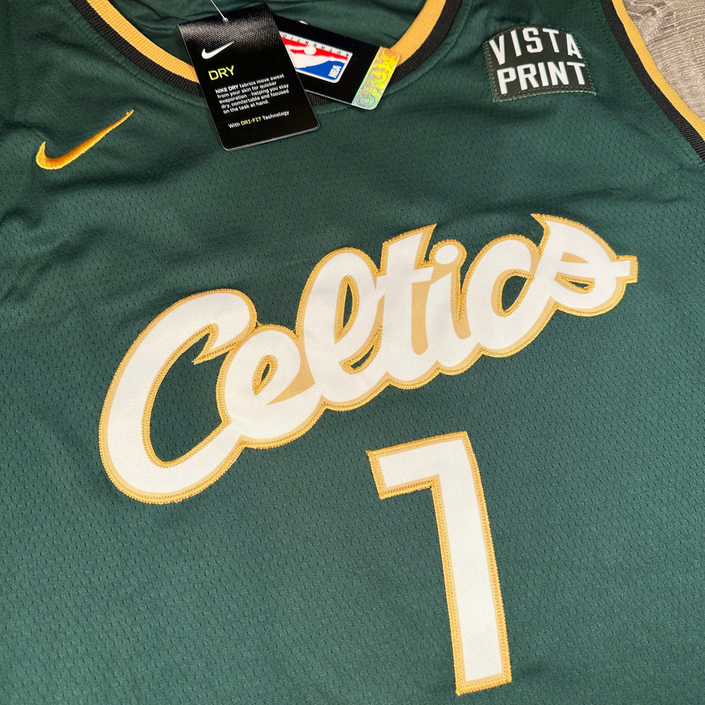 Jaylen Brown Boston Celtics NBA Nike Swingman Stitched Jersey