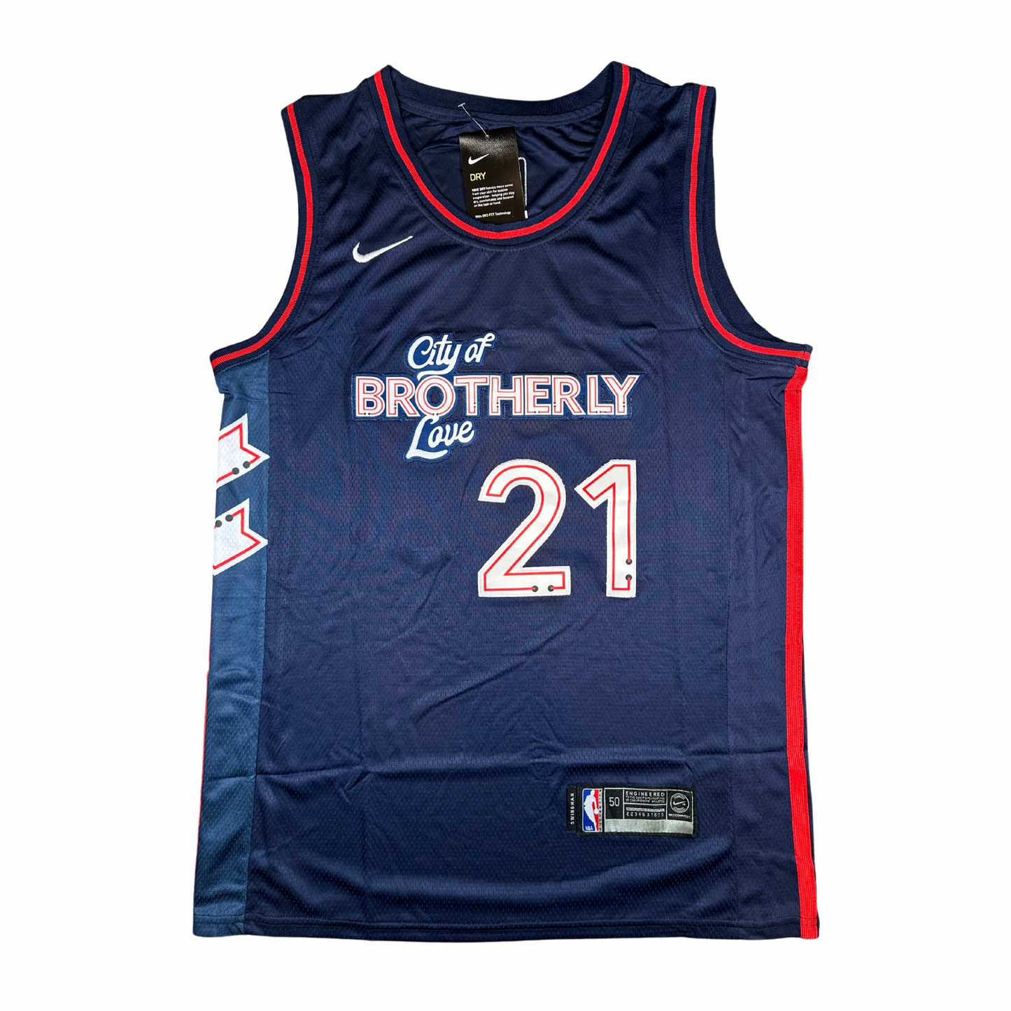 Joel Embiid Philadelphia 76ers NBA Nike Swingman Stitched Jersey
