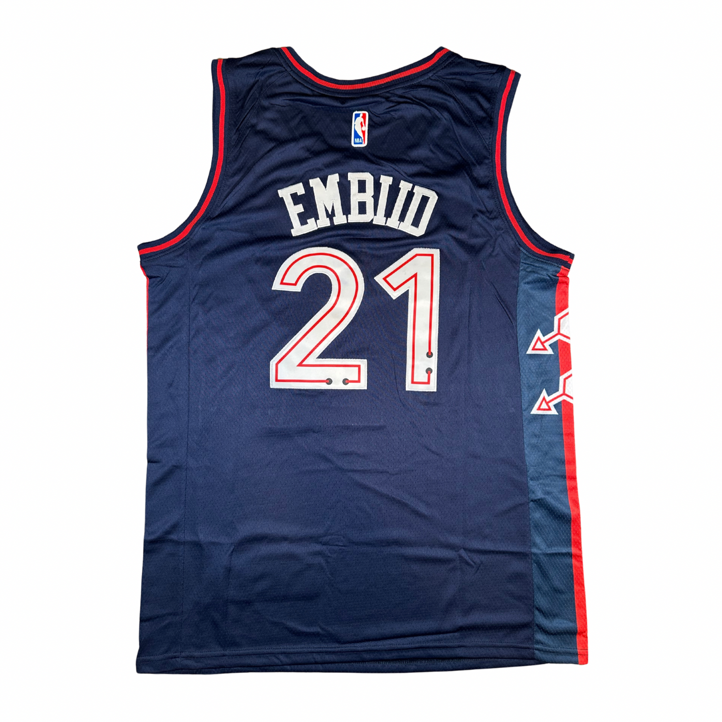 Joel Embiid Philadelphia 76ers NBA Nike Swingman Stitched Jersey