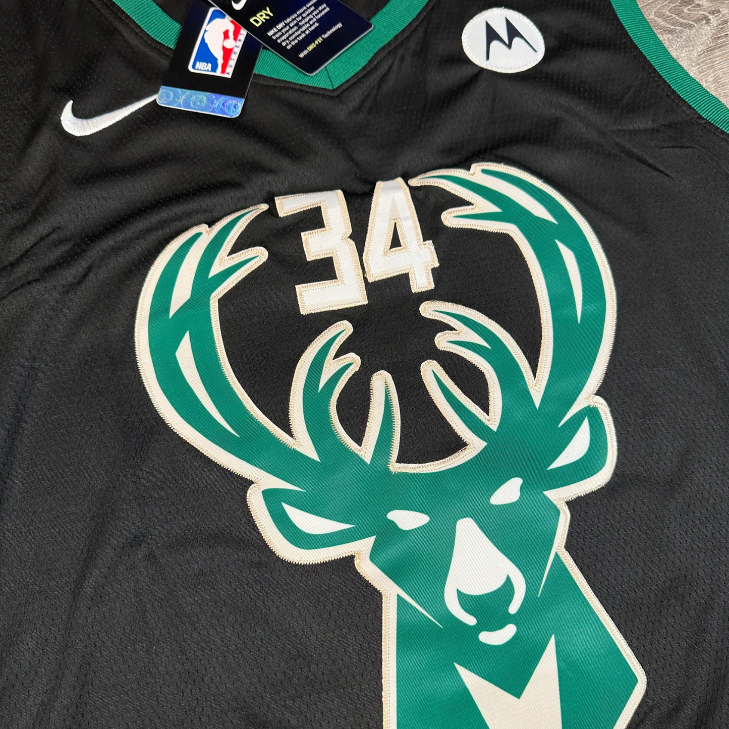 Giannis Antetokounmpo Milwaukee Bucks NBA Nike Swingman Stitched Jersey