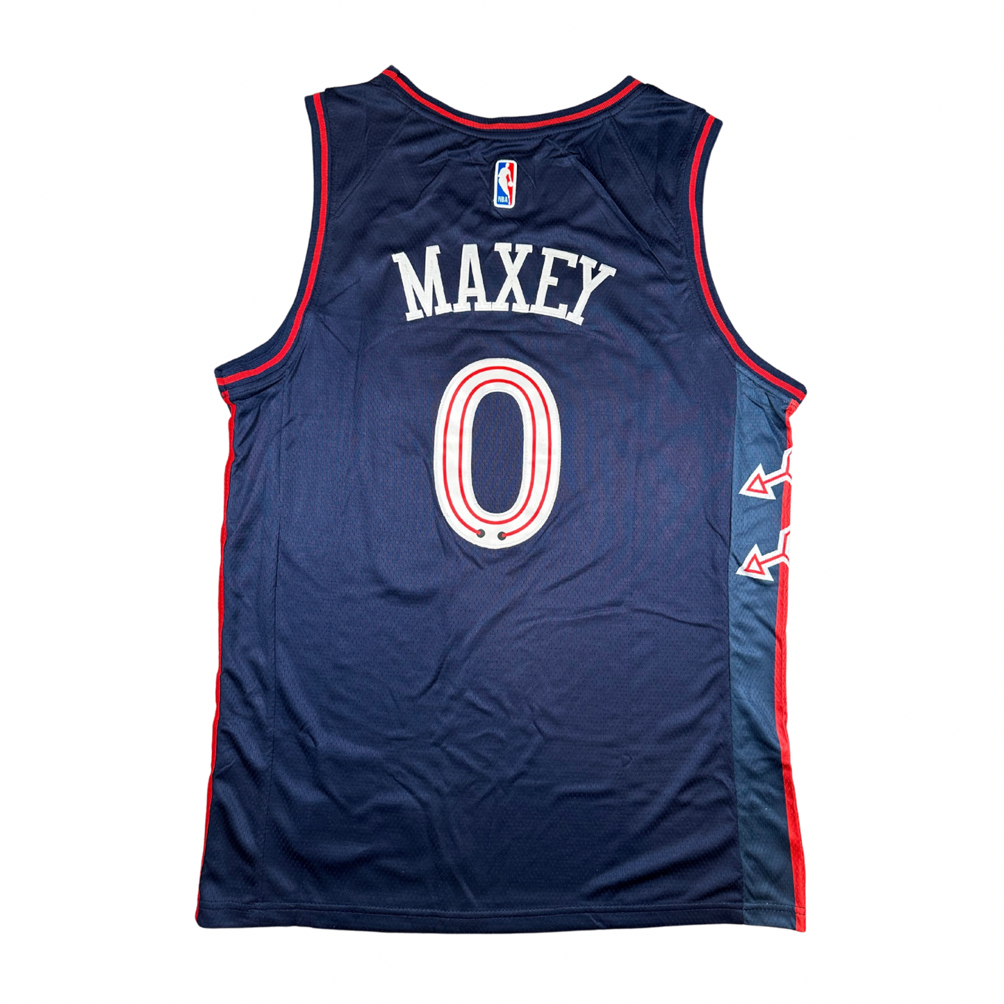 Tyrese Maxey Philadelphia 76ers NBA Nike Swingman Stitched Jersey