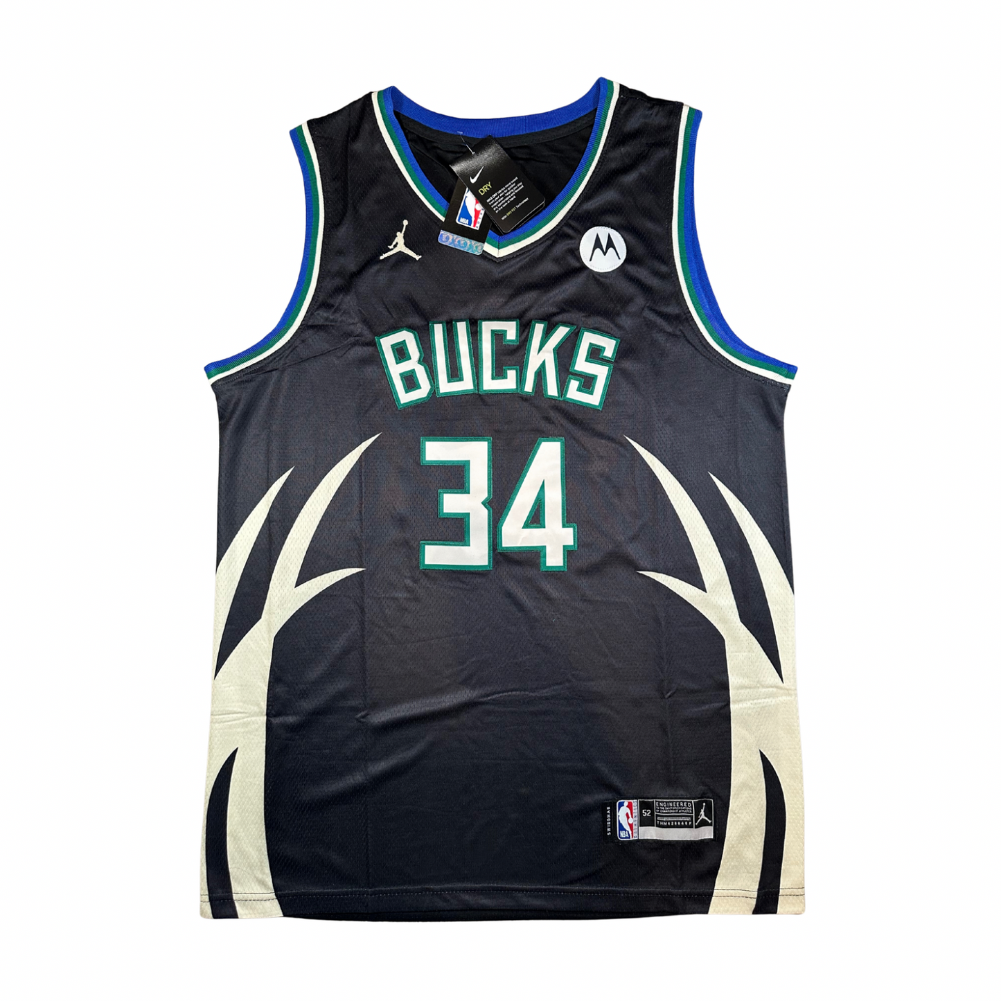 Giannis Antetokounmpo Milwaukee Bucks NBA Nike Swingman Stitched Jersey