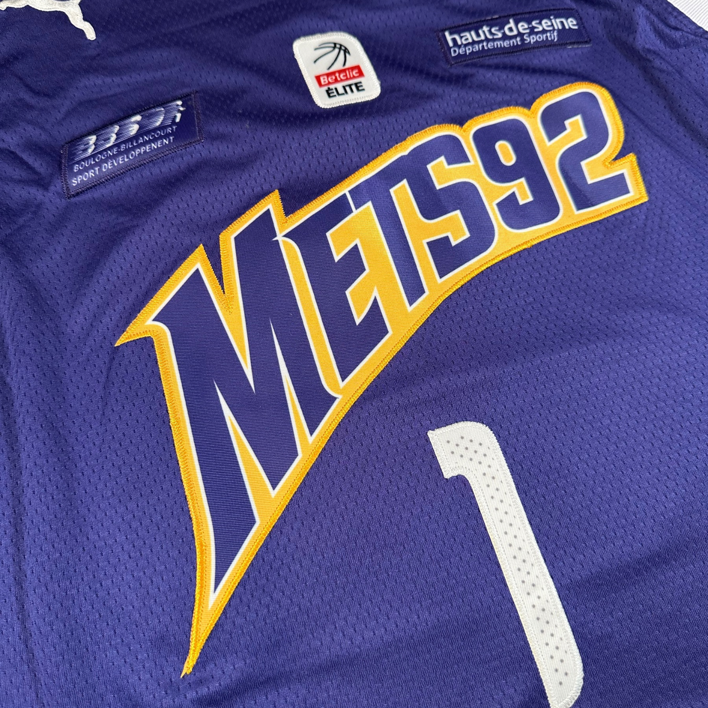 Victor Wembanyama Metropolitans 92 LNB Pro A Puma Stitched Jersey