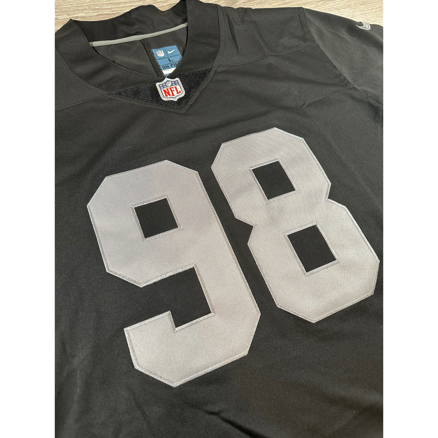 Maxx Crosby Las Vegas Raiders NFL Nike Vapor Stitched Jersey