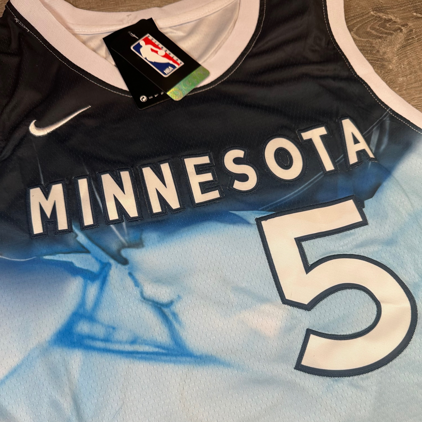 Anthony Edwards Minnesota Timberwolves NBA Nike Swingman Stitched Jersey