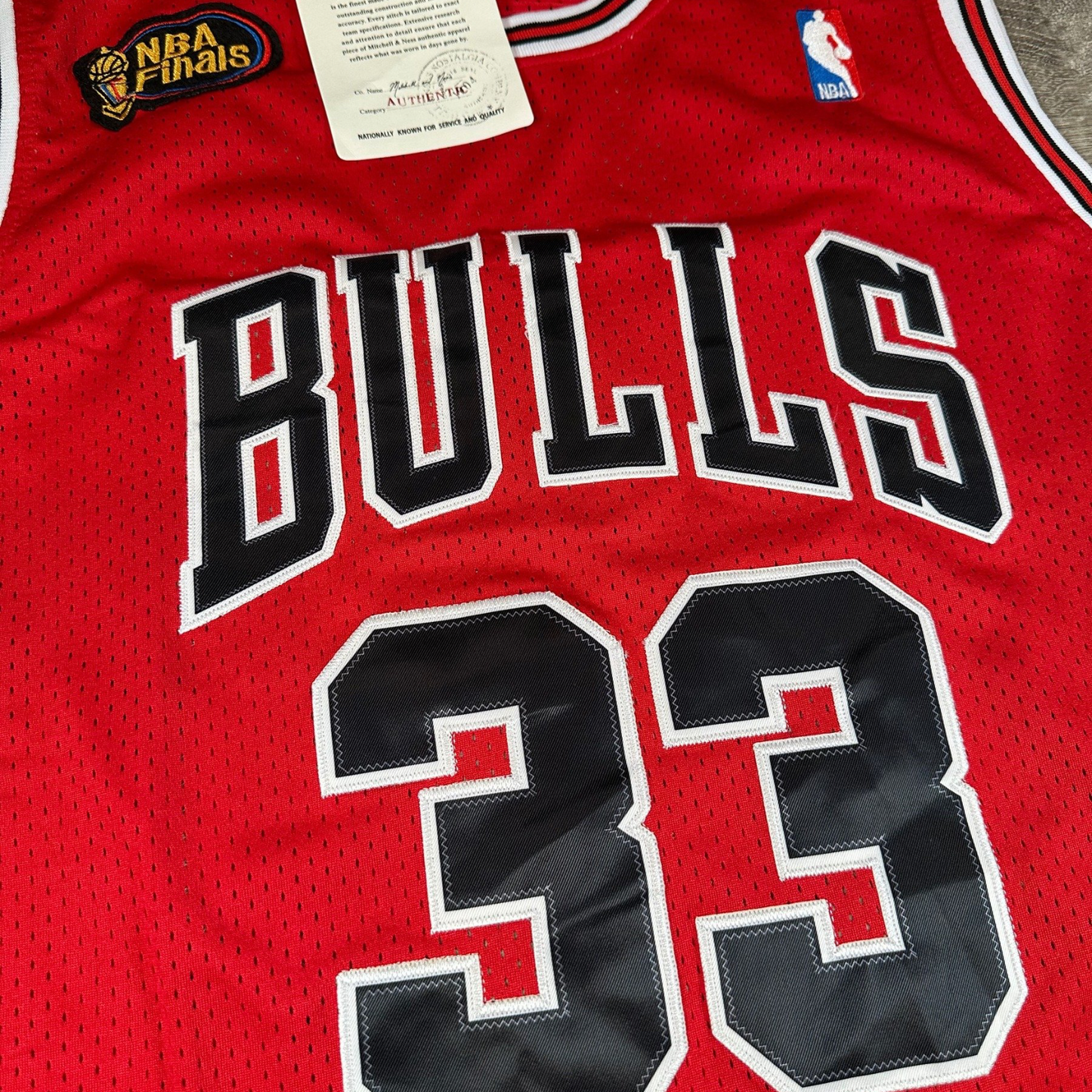 Scottie Pippen Chicago Bulls "1997-1998 Season" NBA Mitchell & Ness Hardwood Classics Swingman Stitched Jersey