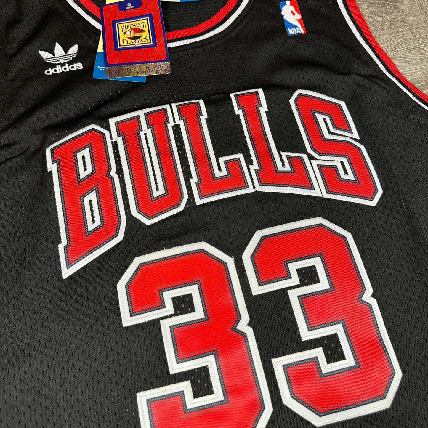 Scottie Pippen Chicago Bulls "1995-1996 Season" NBA Adidas Hardwood Classics Swingman Stitched Jersey