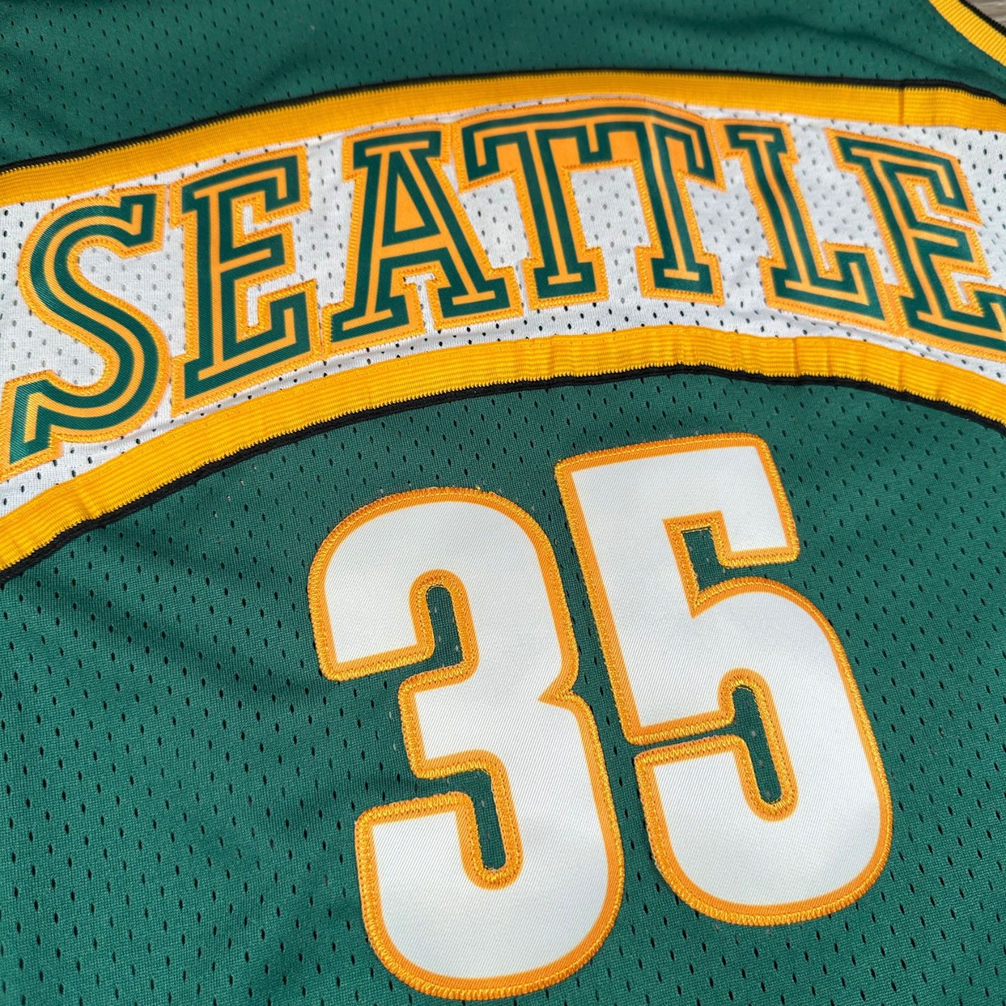 Kevin Durant Seattle Supersonics "2007-2008 Season" NBA Mitchell & Ness Hardwood Classics Stitched Jersey