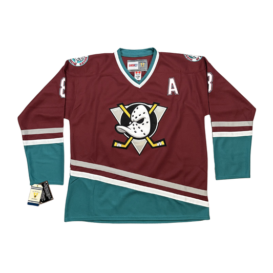 Teemu Selanne Anaheim Ducks NHL CCM Vintage Hockey Stitched Jersey