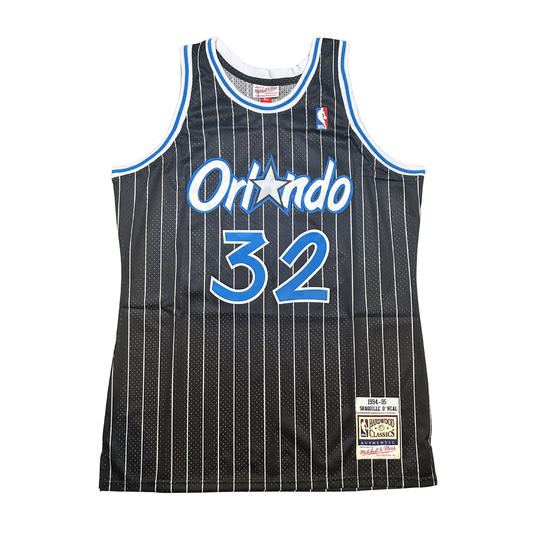 Shaquille O'Neal Orlando Magic "1994-1995 Season" NBA Mitchell & Ness Hardwood Classics Swingman Stitched Jersey