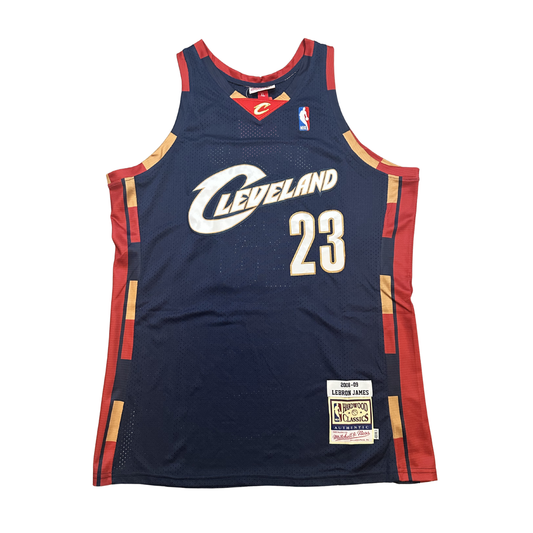LeBron James Cleveland Cavaliers "2008-2009 Season" NBA Mitchell & Ness Hardwood Classics Swingman Stitched Jersey