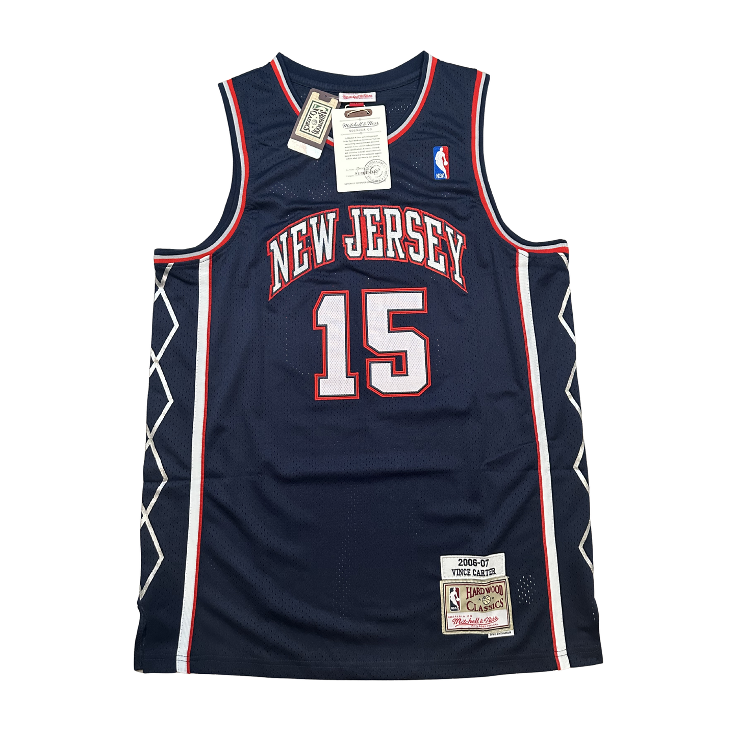 Vince Carter New Jersey Nets "2006-2007 Season" NBA Mitchell & Ness Hardwood Classics Swingman Stitched Jersey