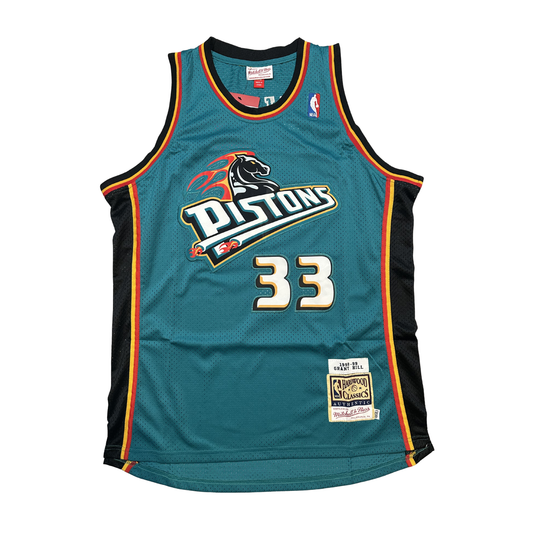 Grant Hill Detroit Pistons "1998-1999 Season" NBA Mitchell & Ness Hardwood Classics Swingman Stitched Jersey