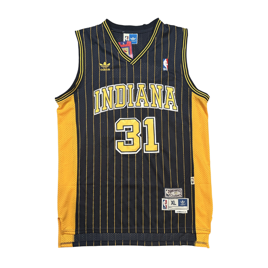 Reggie Miller Indiana Pacers NBA Adidas Hardwood Classics Swingman Stitched Jersey