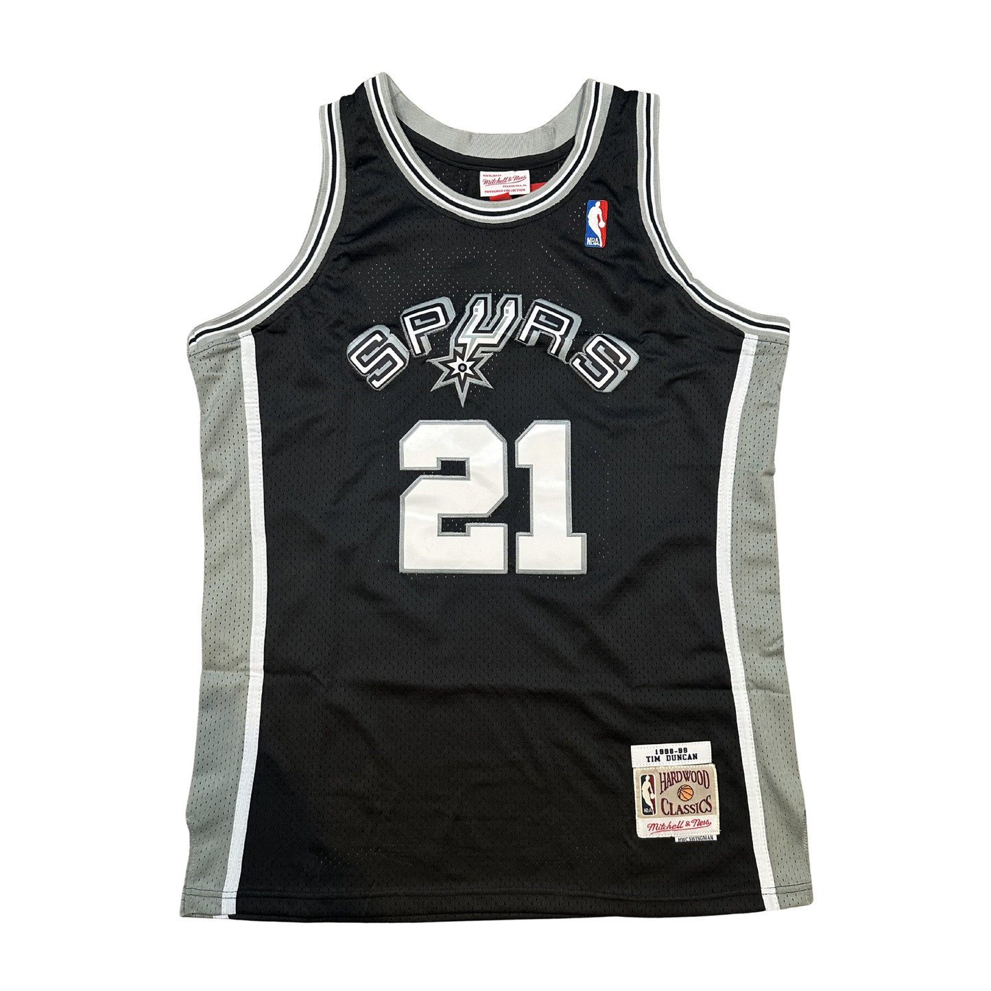 Tim Duncan San Antonio Spurs "1998-1999 Season" NBA Mitchell & Ness Hardwood Classics Swingman Stitched Jersey