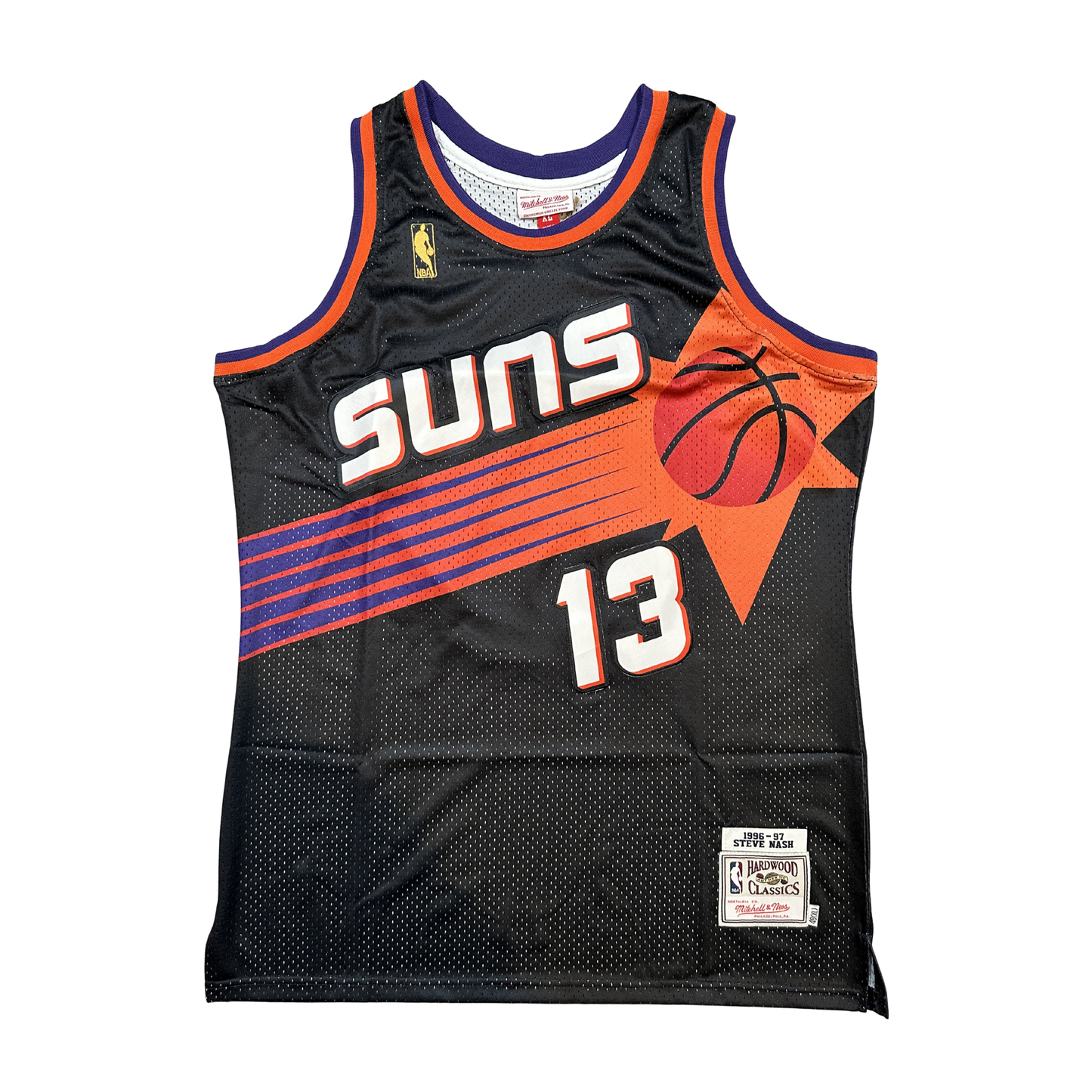 Steve Nash Phoenix Suns "1996-1997 Season" NBA Mitchell & Ness Hardwood Classics Swingman Stitched Jersey