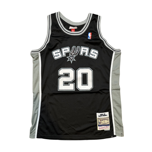 Manu Ginobili San Antonio Spurs "2002-2003 Season" NBA Mitchell & Ness Hardwood Classics Swingman Stitched Jersey