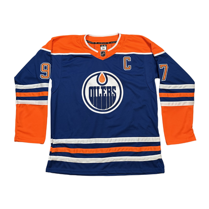 Connor McDavid Edmonton Oilers NHL Fanatics Authentic Pro Stitched Jersey