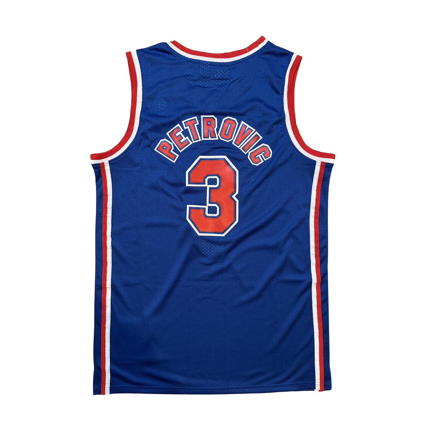 Drazen Petrovic New Jersey Nets "1992-1993 Season" NBA Mitchell & Ness Hardwood Classics Swingman Stitched Jersey