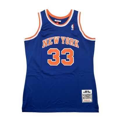 Patrick Ewing New York Knicks "1991-1992 Season" NBA Mitchell & Ness Hardwood Classics Swingman Stitched Jersey